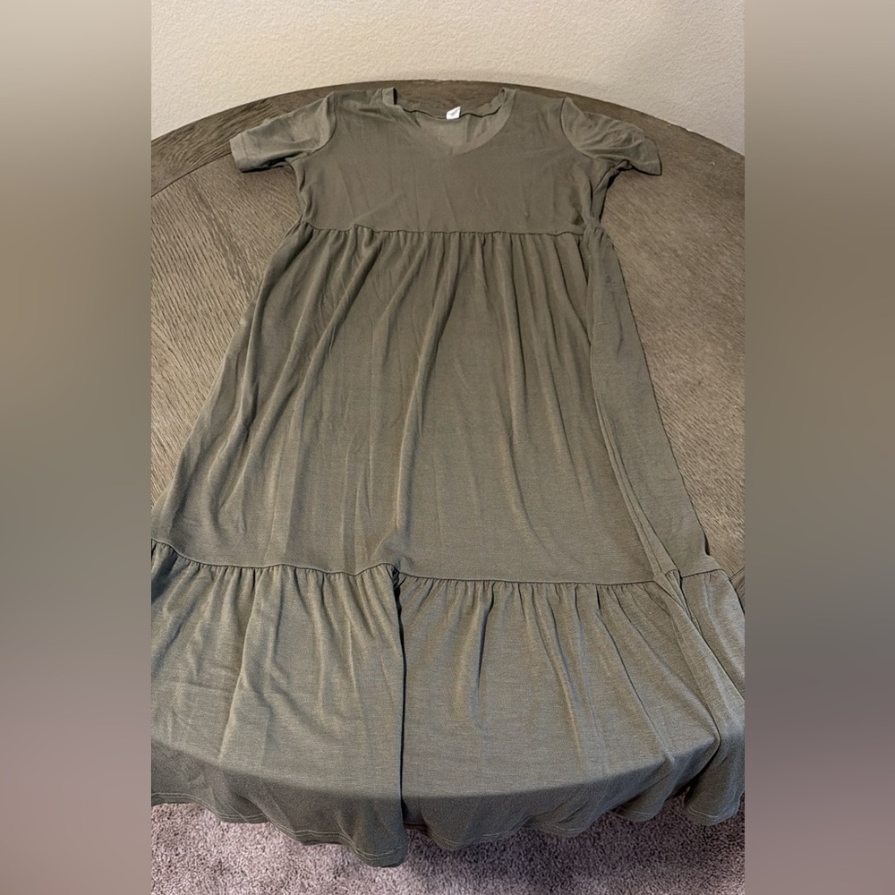 Olive Green Maxi Dress